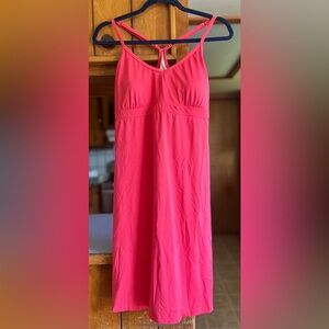 Athleta Vibrant Pink Midi Dress